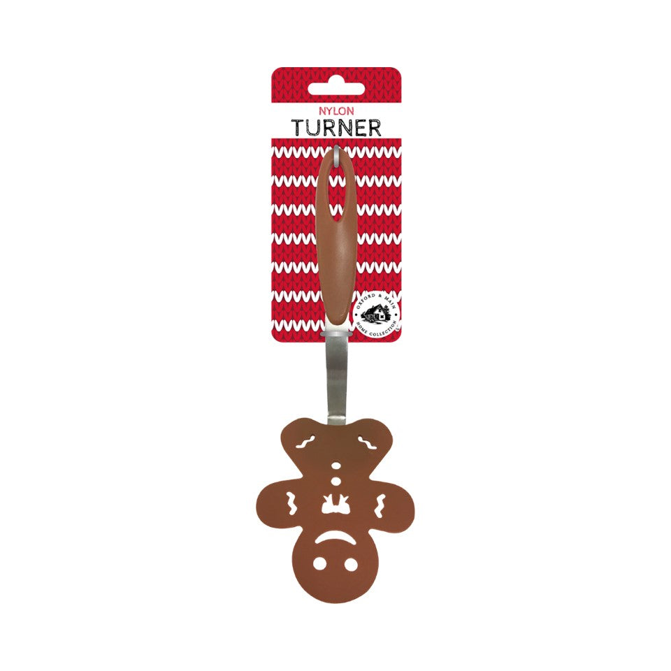10.62in Nylon Gingerbread Man Turner - Christmas Melody