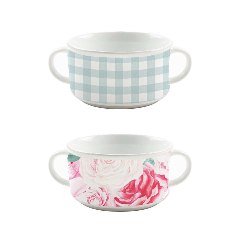 18oz Stoneware Soup Bowl - April Showers