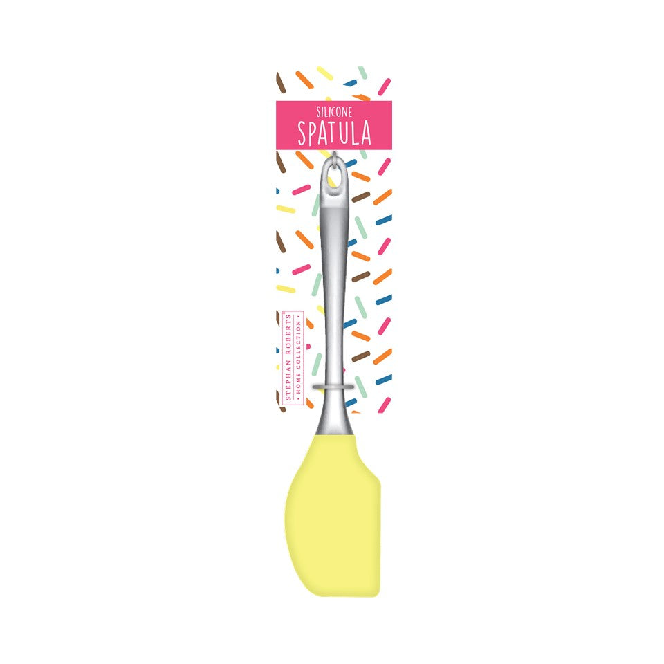 10.3in Silicone / PS Solid Spatula - Ice Cream Shoppe