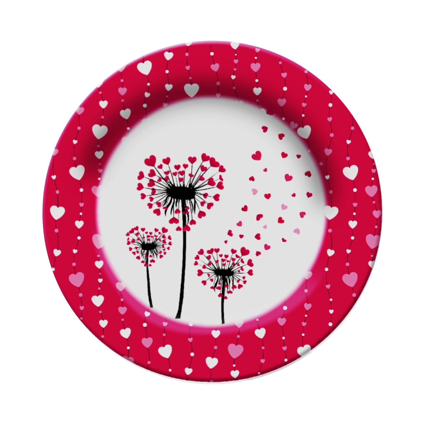 11in Melamine Dinner Plate - Love Is In The Air