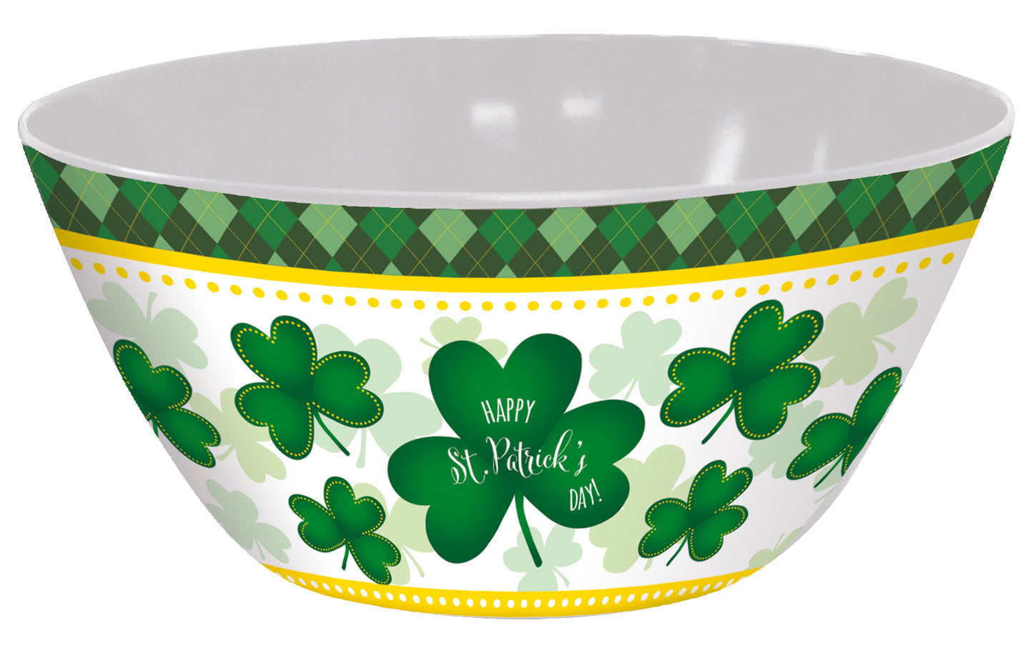96pc Melamine Dinnerware Assorted PDQs (22in) - Happy St. Patrick's Day