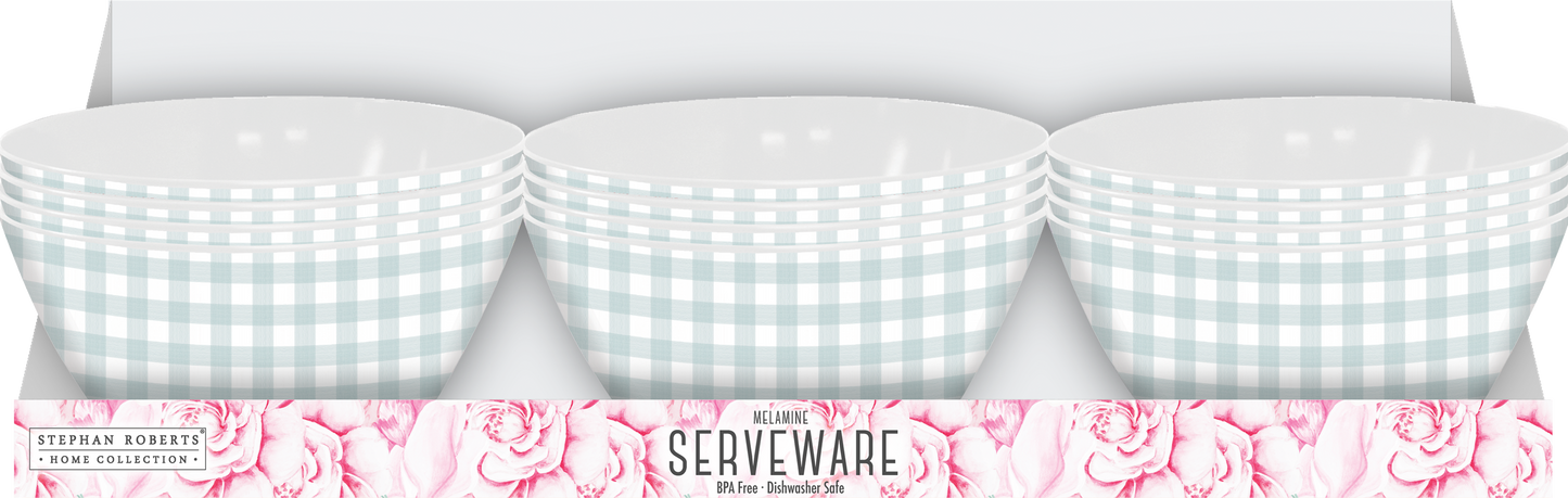 96pc Melamine Dinnerware Assorted PDQs (32in) - April Showers