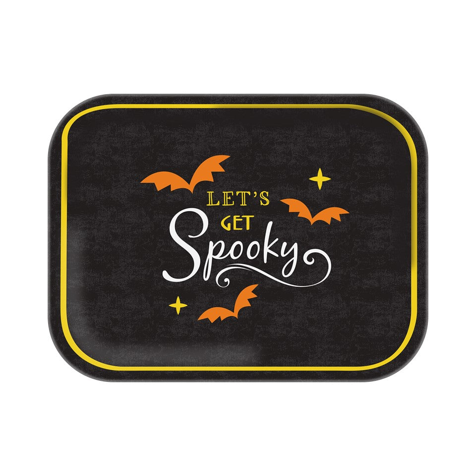 15.12in Melamine Rectangular Tray - All Hallows Eve