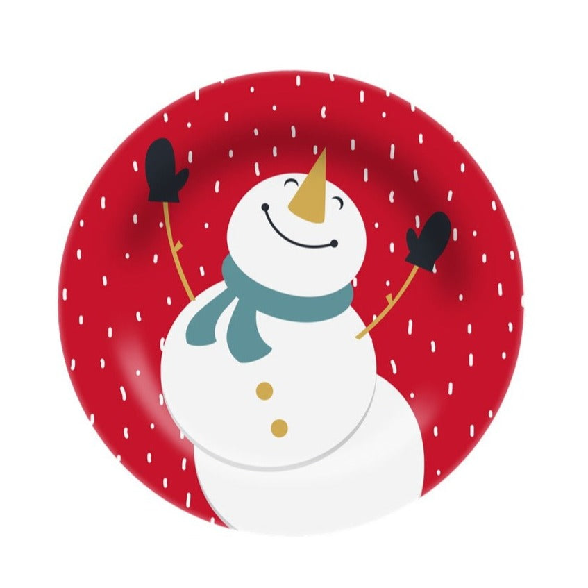 8in Melamine Salad Plate - Merry Little Christmas