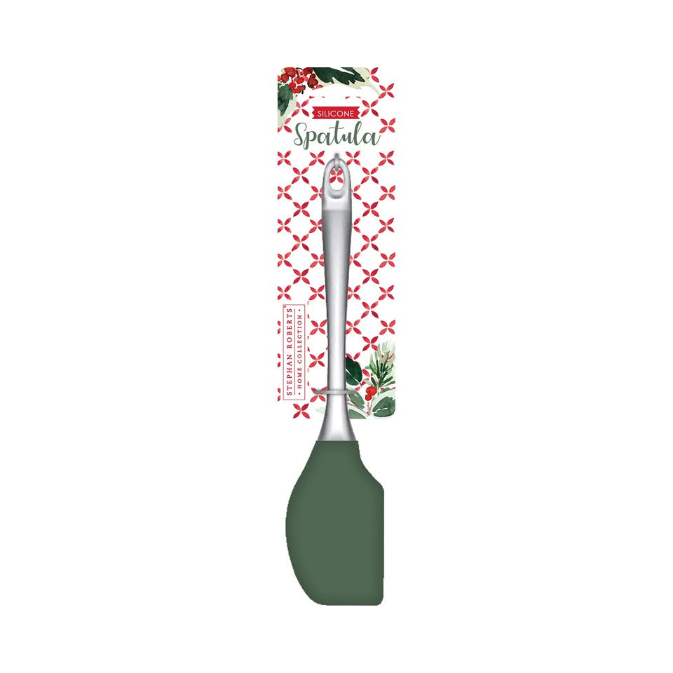 10.3in Silicone / PS Solid Spatula - Merry Christmas