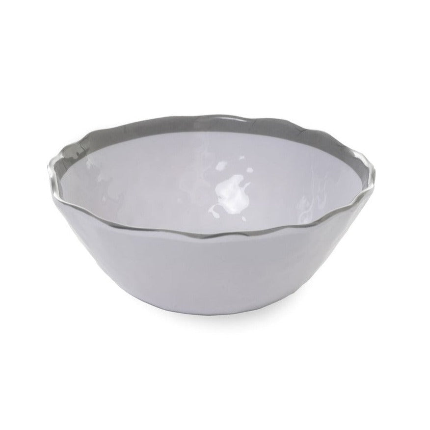 6.5in Melamine Dimpled Bowl (24pk) - Mason Gray