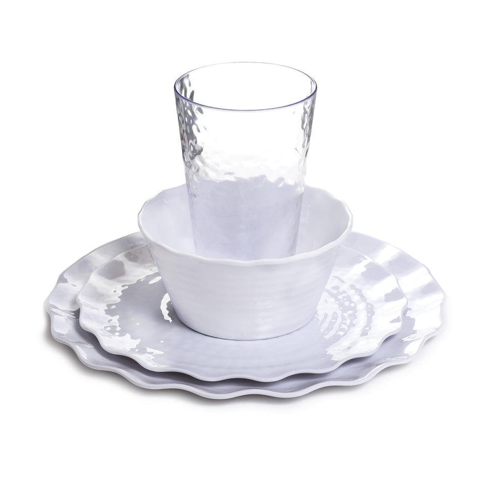20oz PS Tinted Tumbler (24pk) - Scalloped White