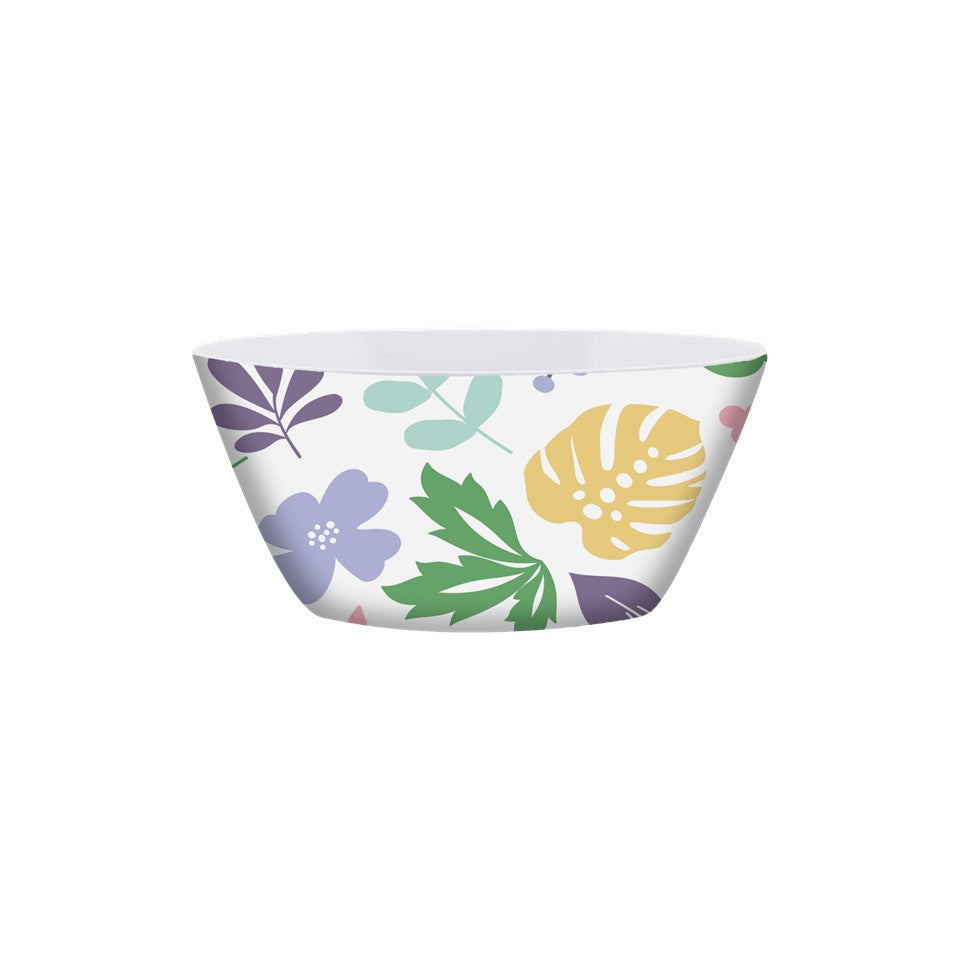 42pc Melamine Dinnerware Assorted PDQ - Flower - Spring Flurry