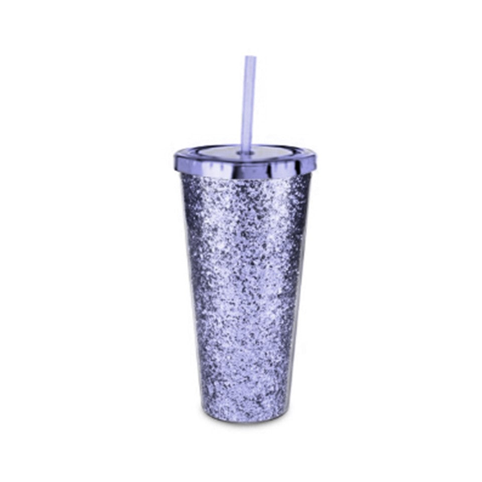 21oz AS Glitter Travel Tumbler PDQ - Cool Cactus