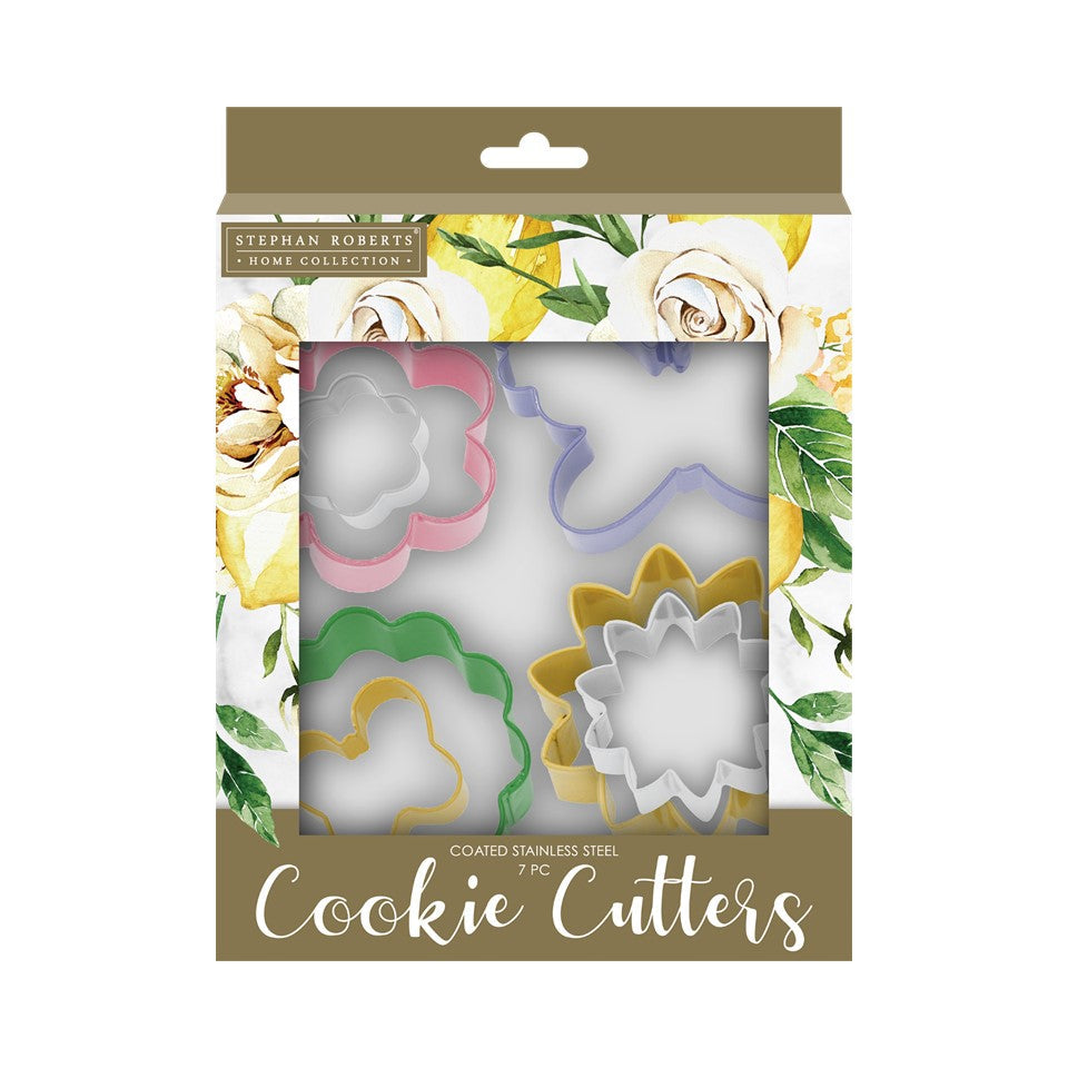 7pc SS Spring Flower Shapes Cookie Cutter Set - Botanicals