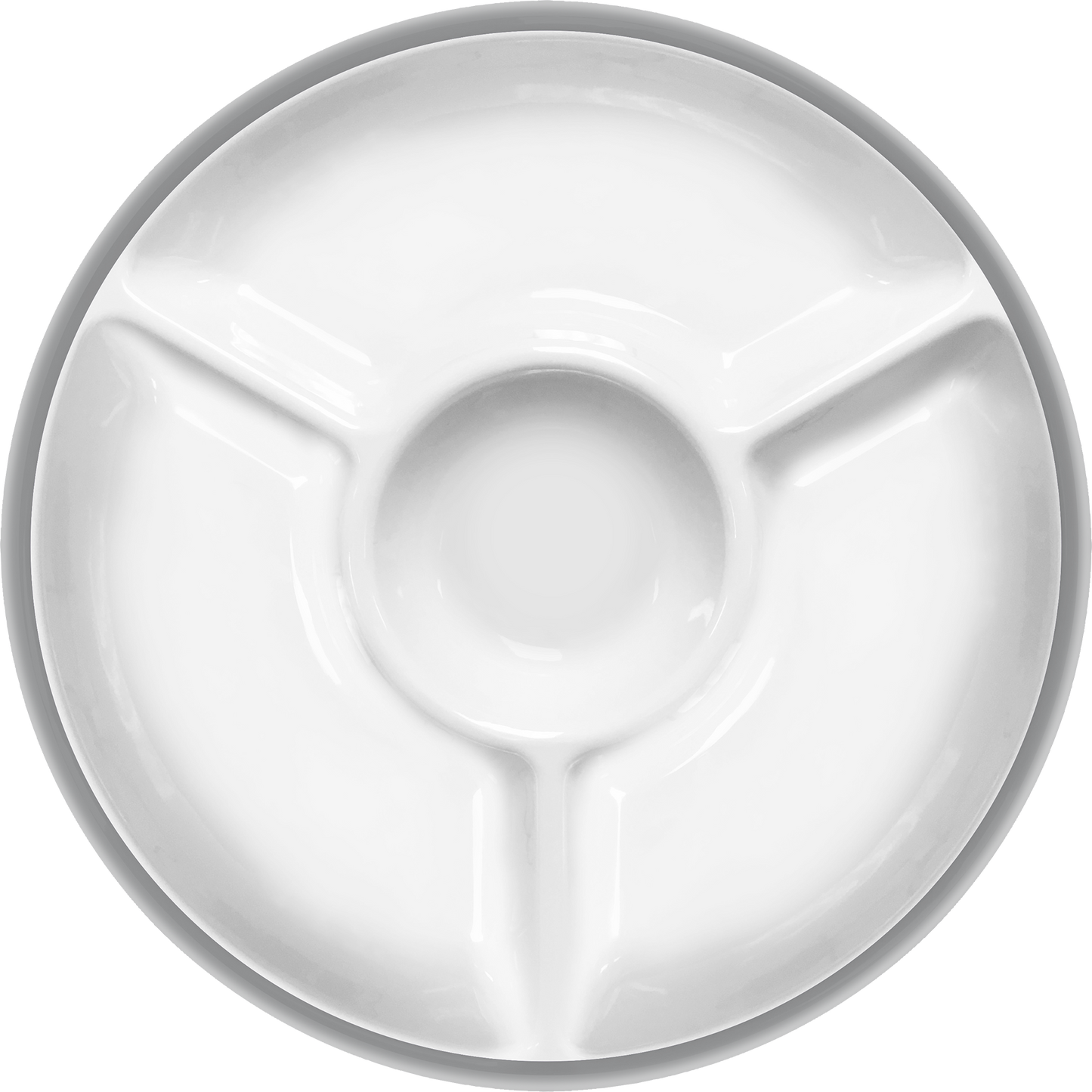 96pc Melamine Dinnerware Assorted PDQs (22in) - Mason Gray
