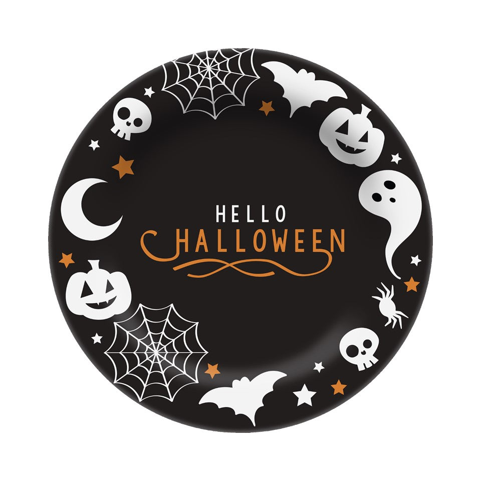 11in Melamine Dinner Plate - Hello Halloween