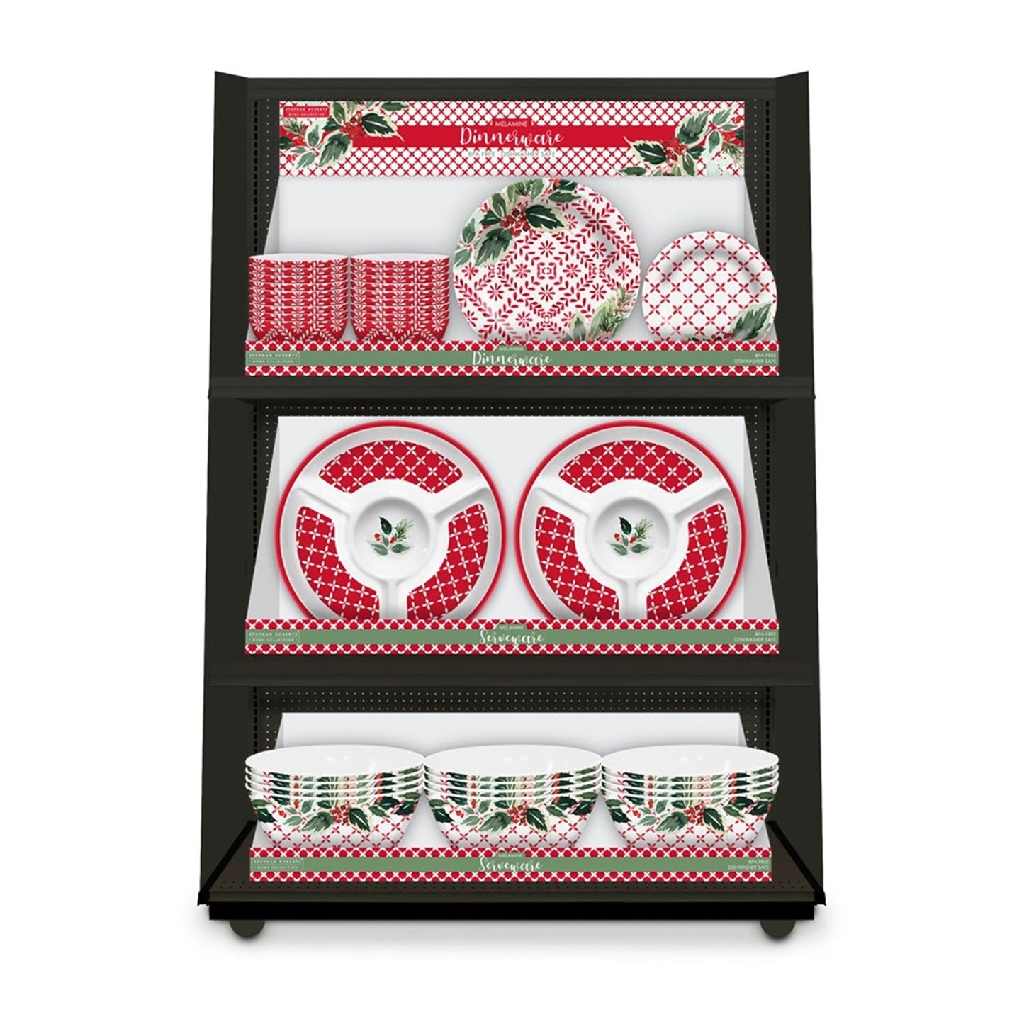 96pc Melamine Dinnerware Assorted (32in) - Merry Christmas