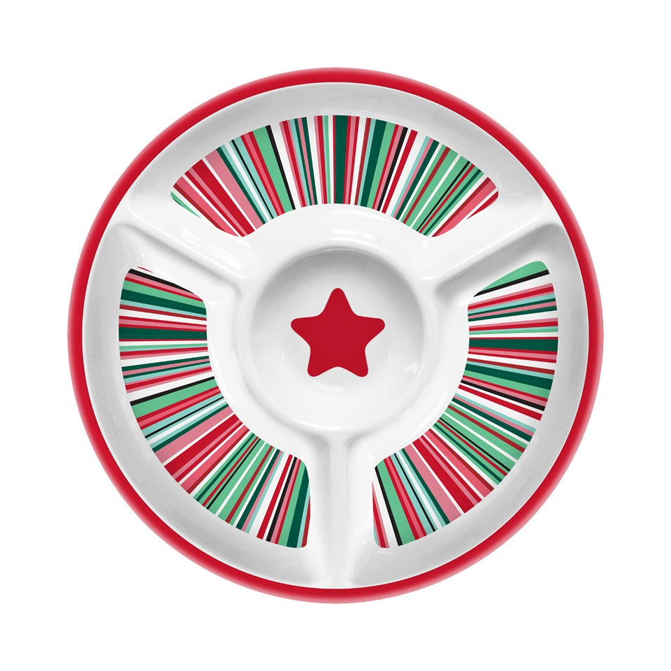 96pc Melamine Dinnerware Assorted PDQs (32in) - Christmas Cheer