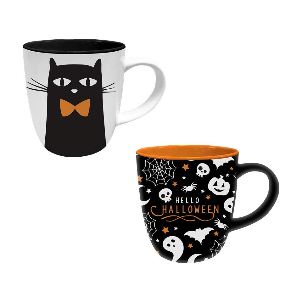 17oz Stoneware Coffee Mug PDQ - Hello Halloween
