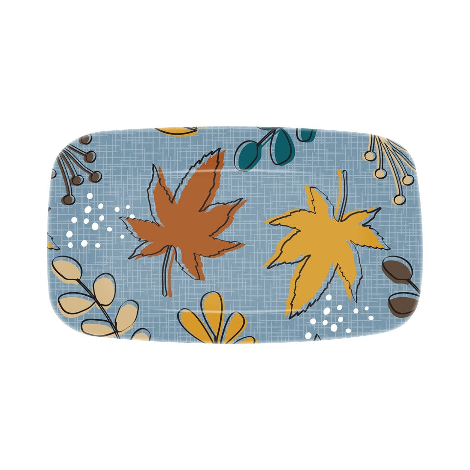 13.9in Melamine Cookie Tray - Autumn Breeze