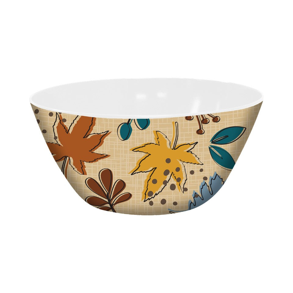 3.5qt Melamine Serving Bowl - Autumn Breeze