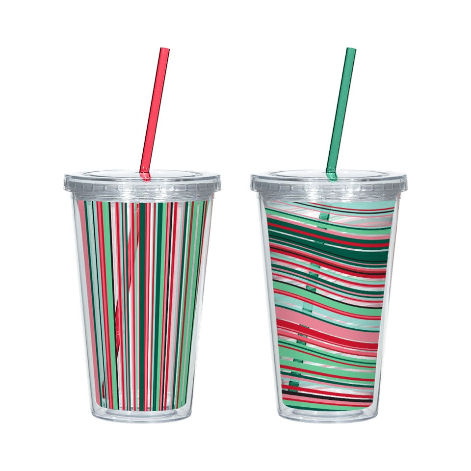 16oz PS D-Wall Travel Tumbler PDQ - Christmas Cheer