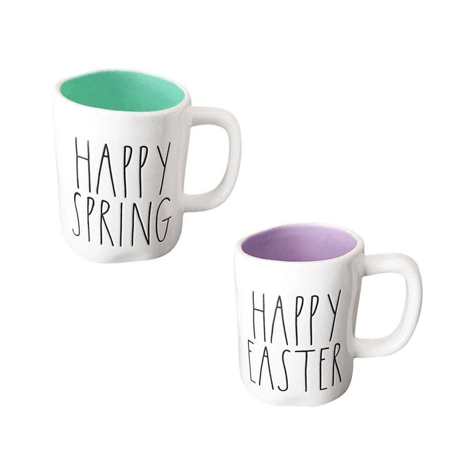 12.8oz New Bone China Message Mug (Ed- 3K- 12pk) - Happy Easter