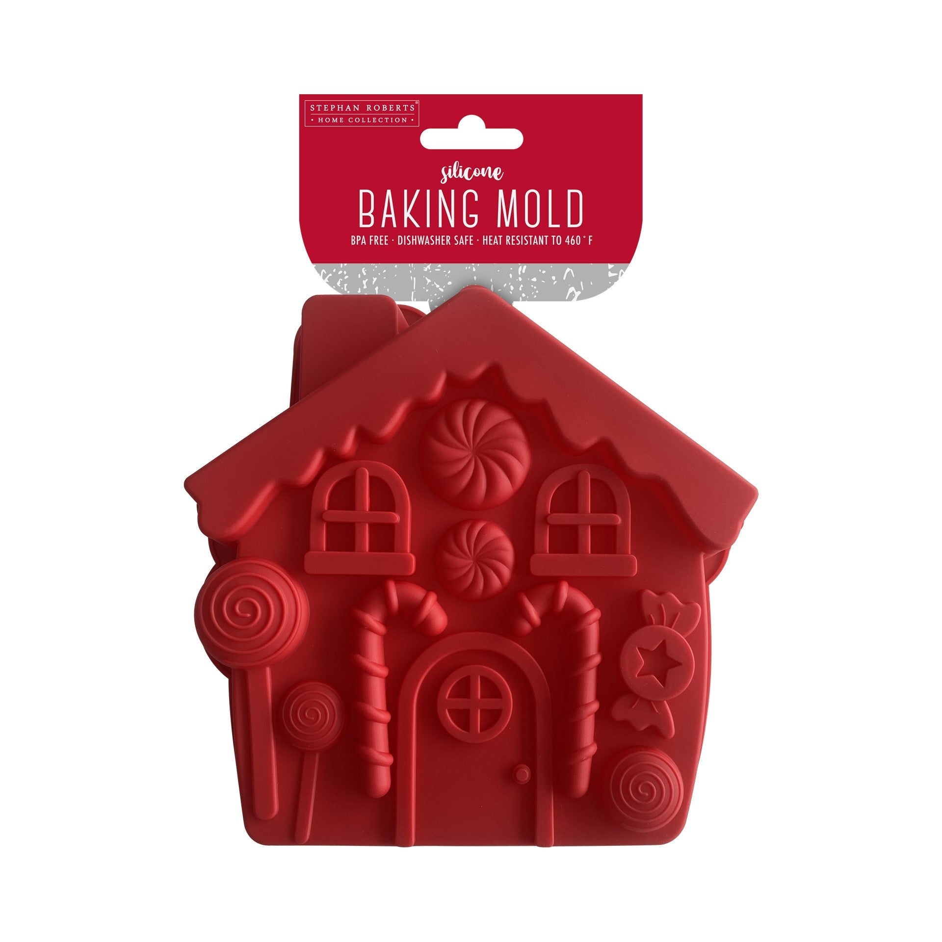 Silicone Gingerbread House Baking Mold Rustic Holiday