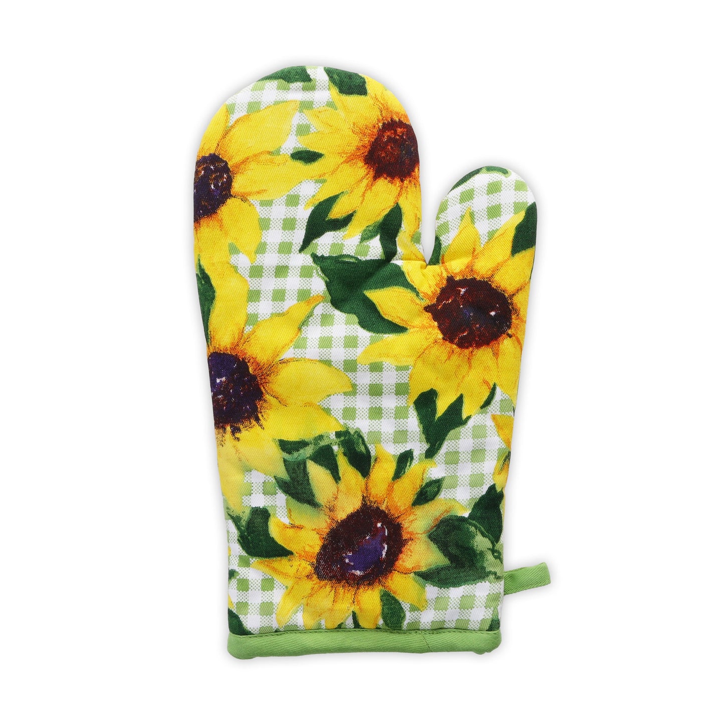7X12in 100% Cotton Premium Oven Mitt - Sunflowers