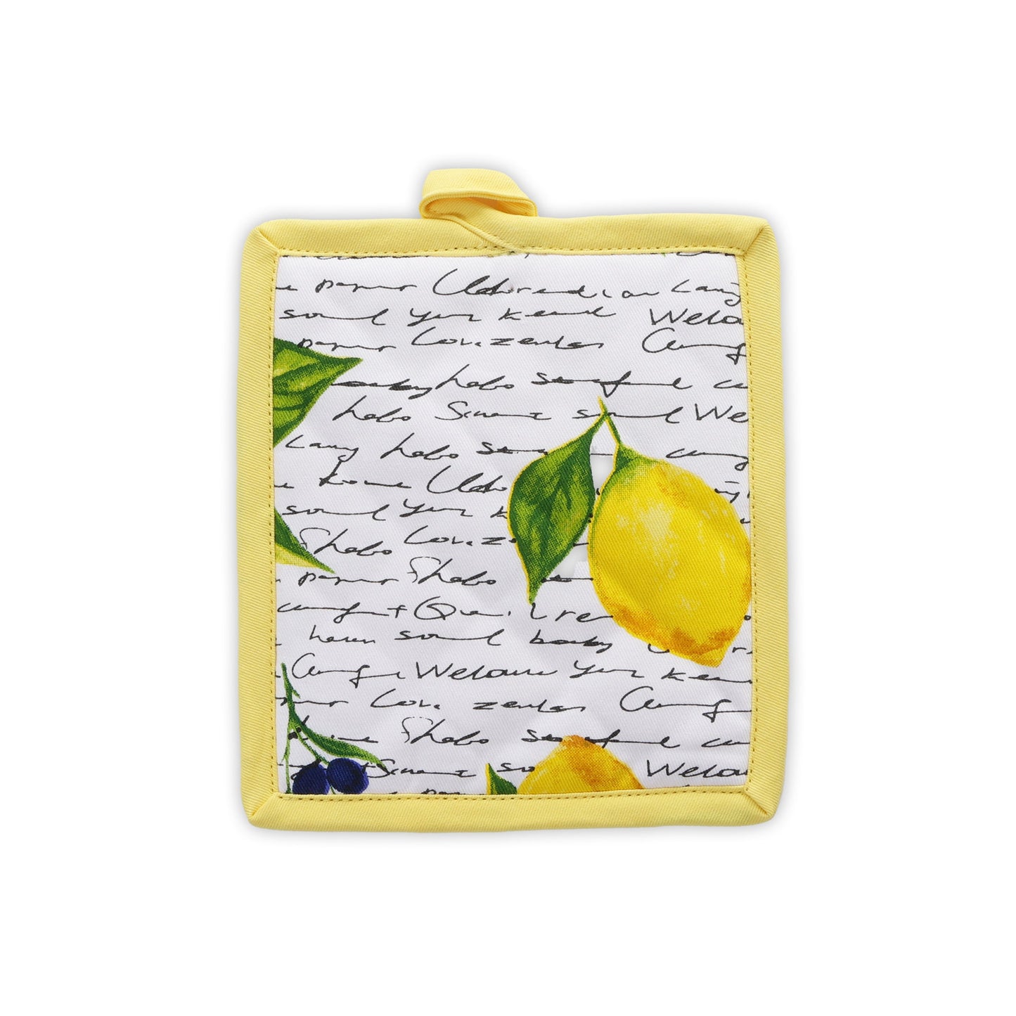 7X8in 100% Cotton Premium Pot Holder - Country Orchard