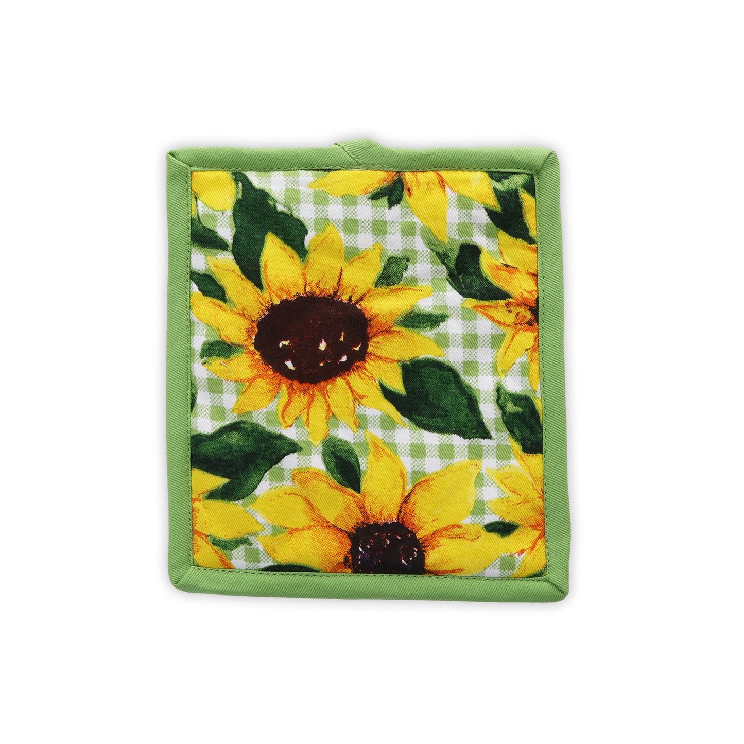 7X8in 100% Cotton Premium Pot Holder - Sunflowers