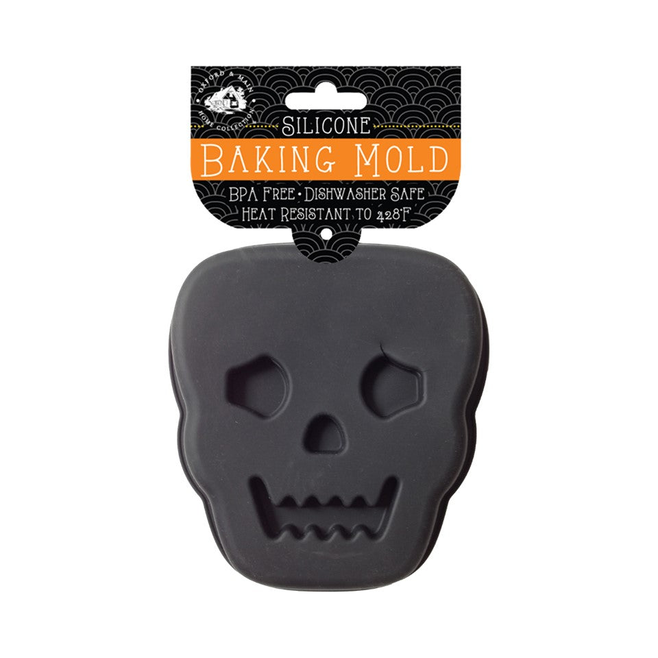 8.07" X 9.44" Silicone Skull Baking Mold - Spooky - Spooky