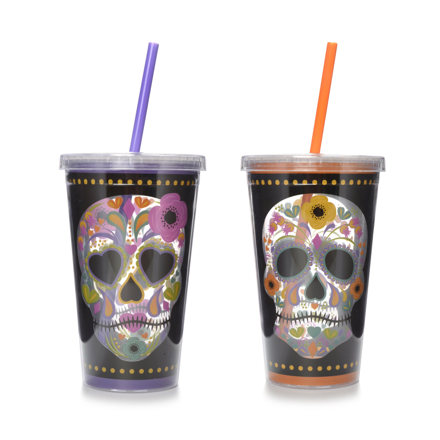 16oz PS D-Wall Travel Tumbler - Day Of The Dead