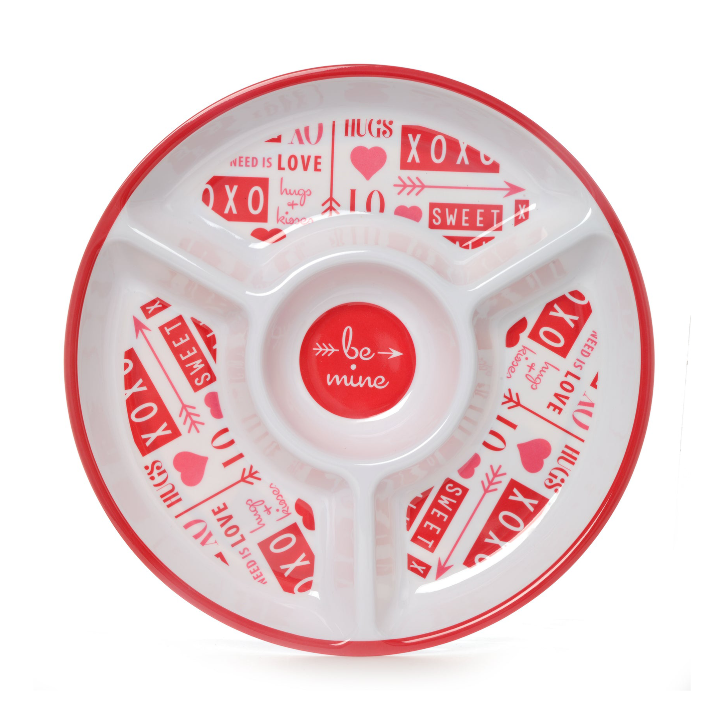 13.25 In Melamine C&D Tray - Sweet Talk