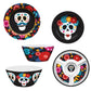 96pc Melamine Dinnerware Assorted PDQs (22in) - Day Of The Dead Floral