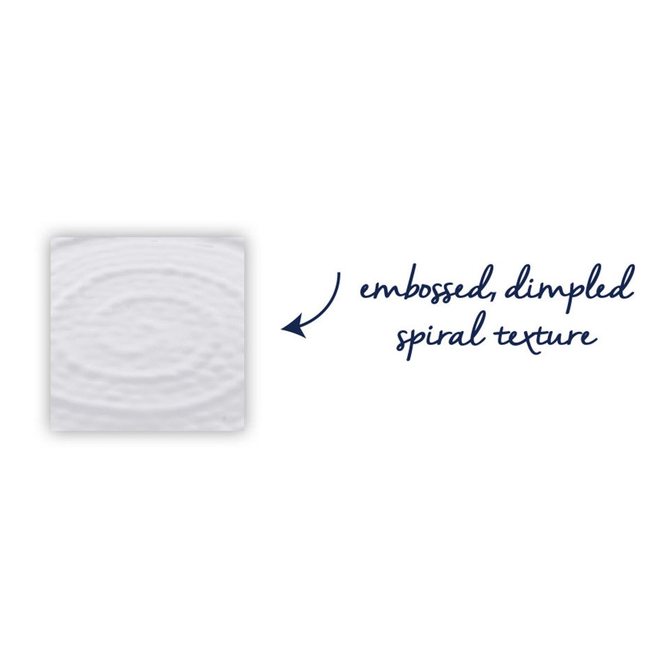 10.8in Melamine Scalloped Swirl Plate (24PK) - Scalloped White