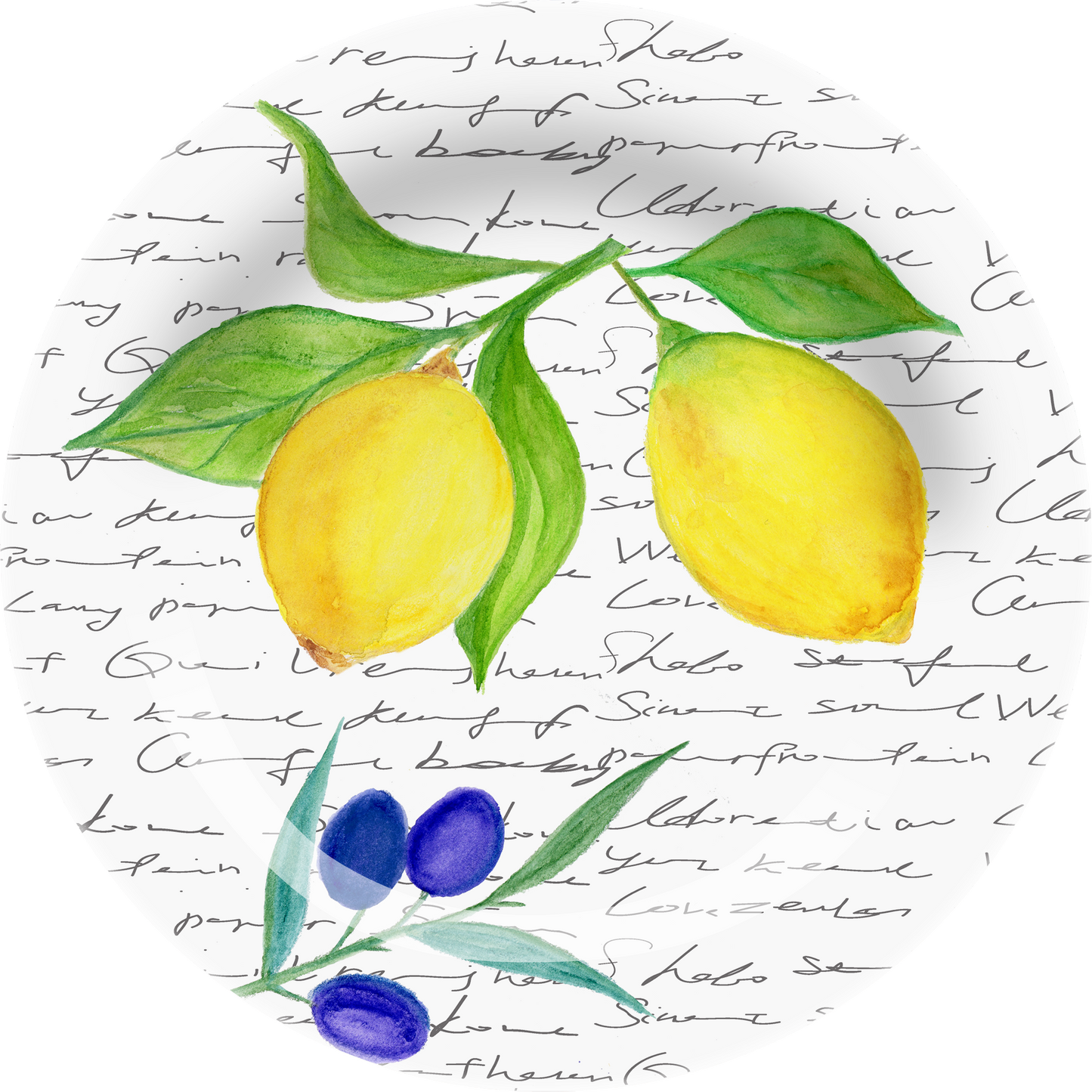 126pc Melamine Dinnerware Assorted - Country Lemon