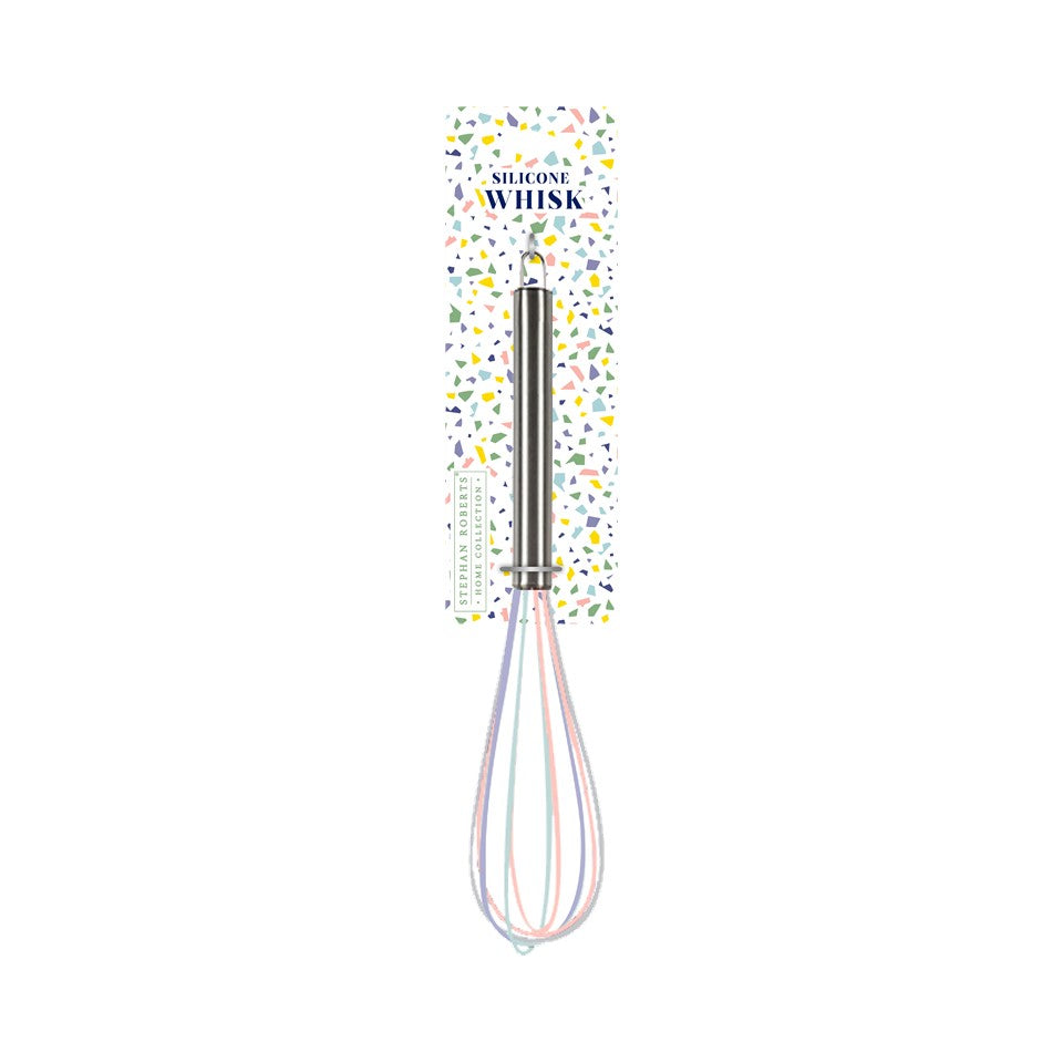 11.4in Silicone / SS Multi-Colored Whisk - Blossom Breeze