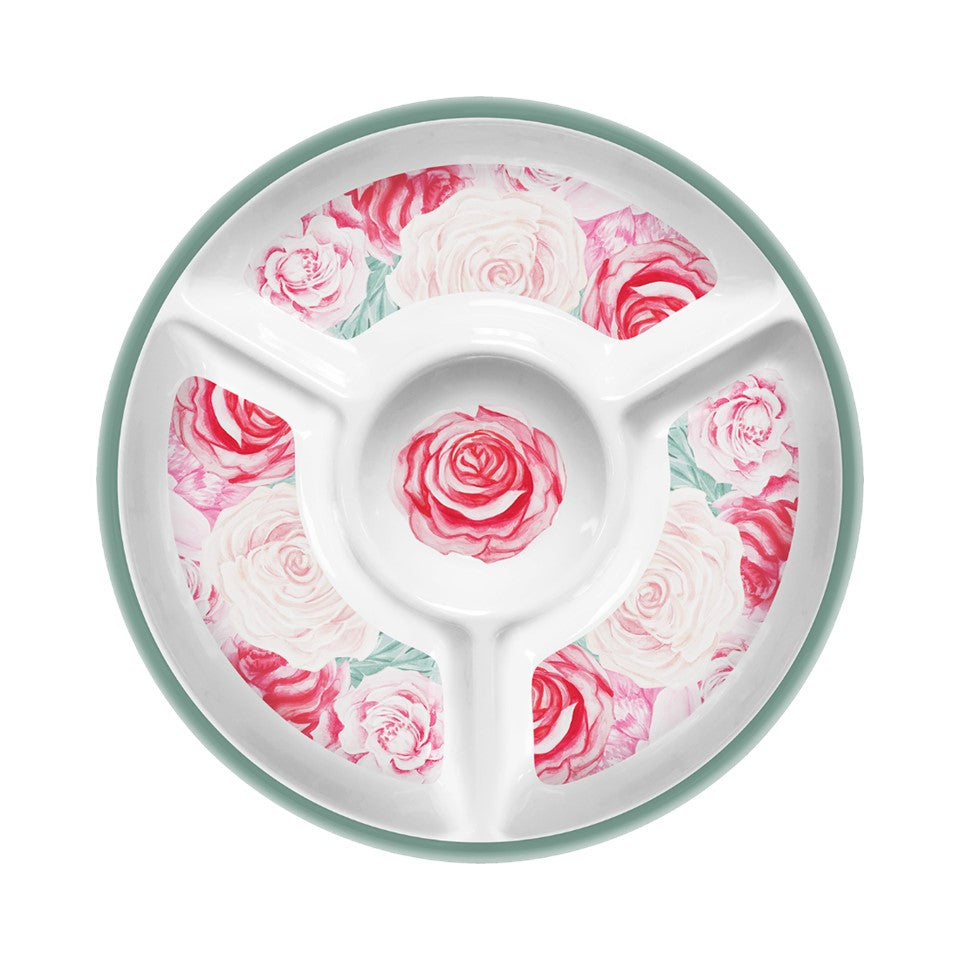 13.25in Melamine C&D Tray  - April Showers