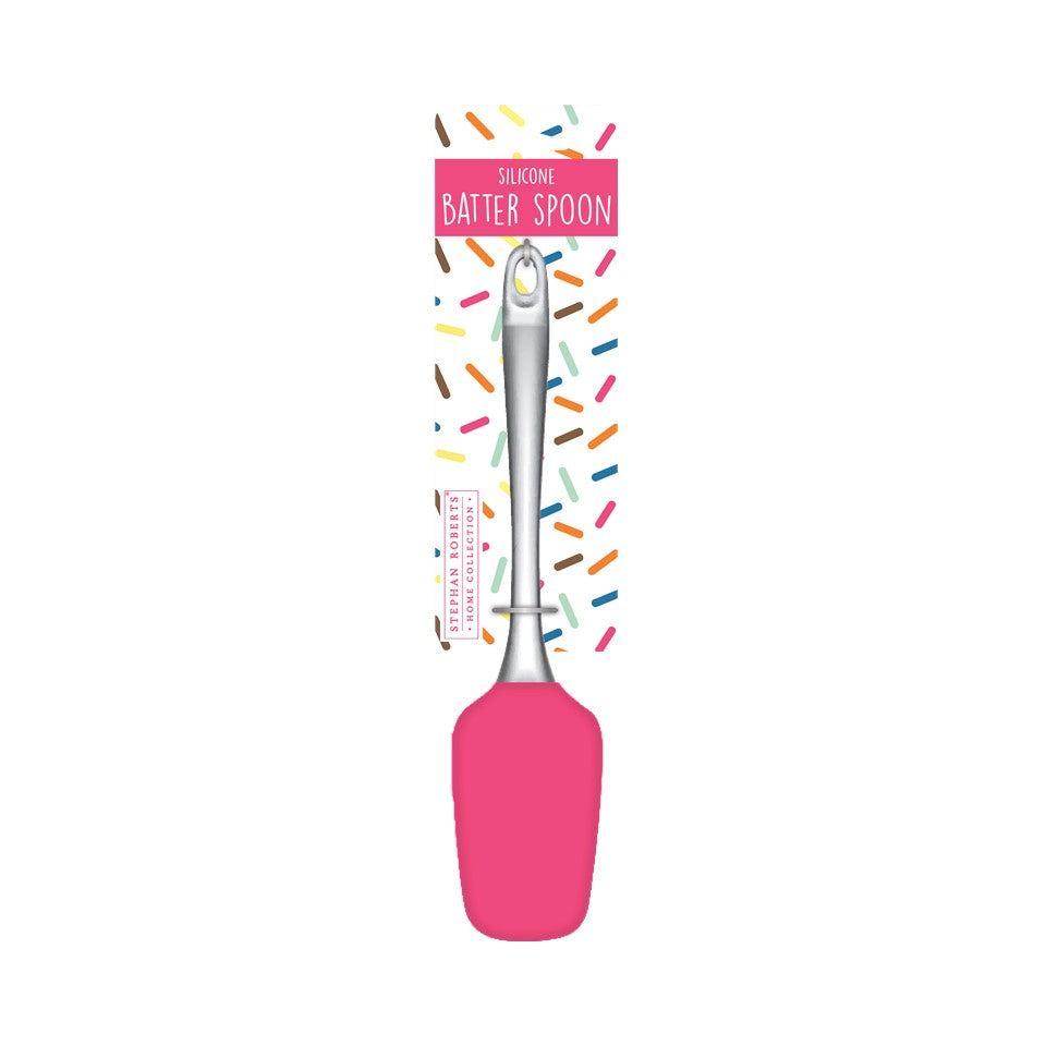 10.2in Silicone / PS Batter Spoon - Ice Cream Shoppe