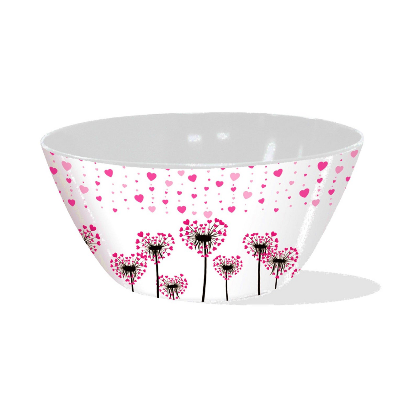 3.5qt Melamine Serving Bowl - Love Is In The Air