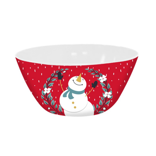 3.5qt Melamine Serving Bowl  - Merry Little Christmas