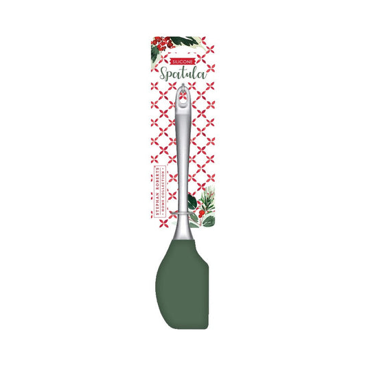 10.3in Silicone / PS Solid Spatula  - Merry Christmas