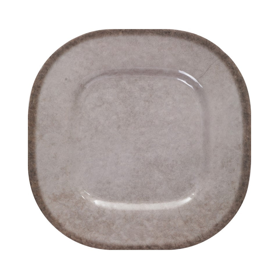 11in Melamine Soft Squared Plate (24PK) - Ryan Taupe