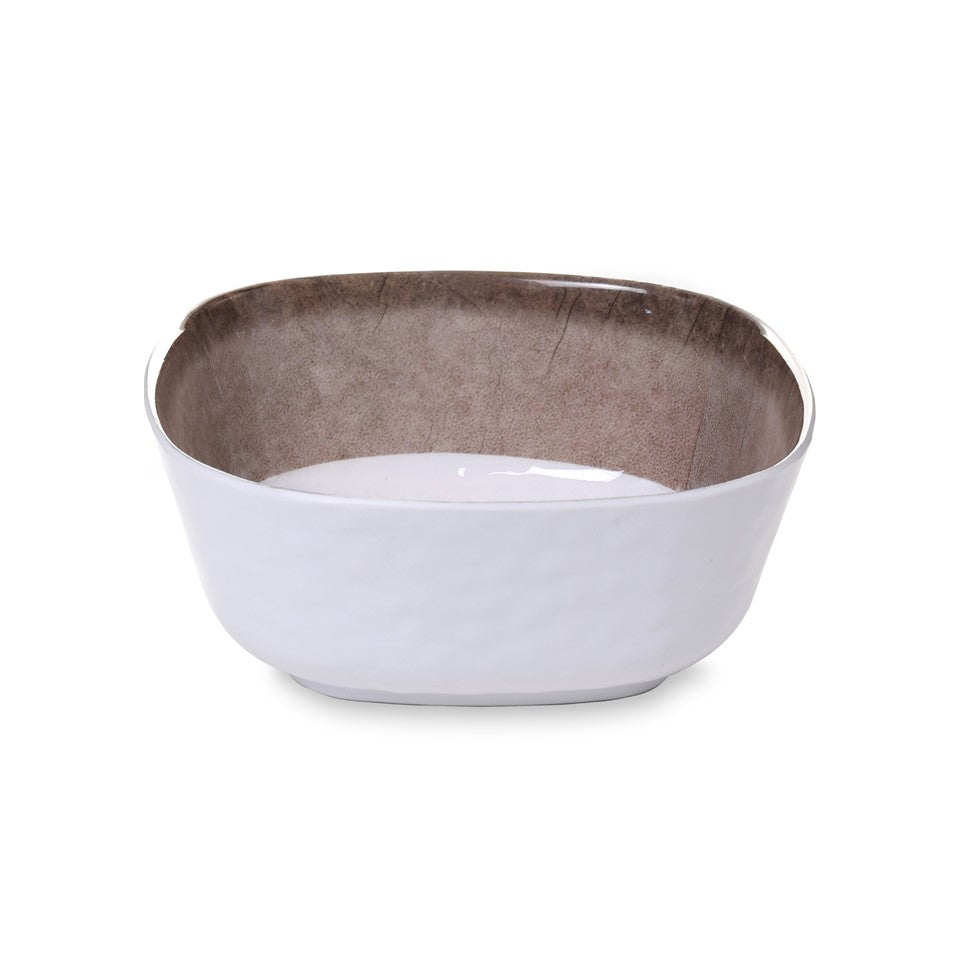 5.9in Melamine Soft Squared Bowl (24pk) - Ryan Taupe