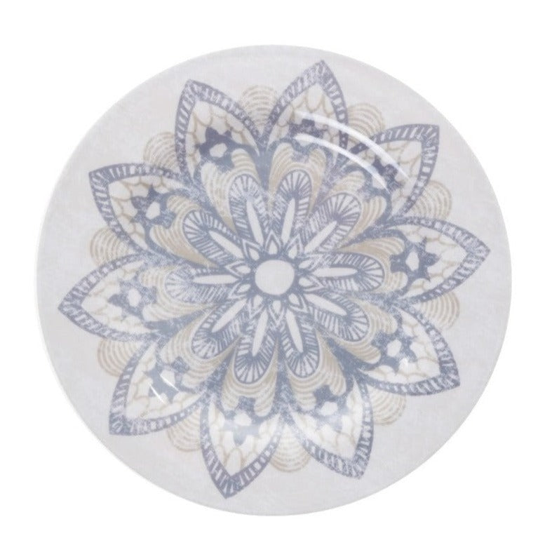 8in Melamine Standard Plate (24pk) - Antique Mandala