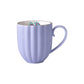 10.8oz Stoneware Scallop Mug PDQ - Summer Splash