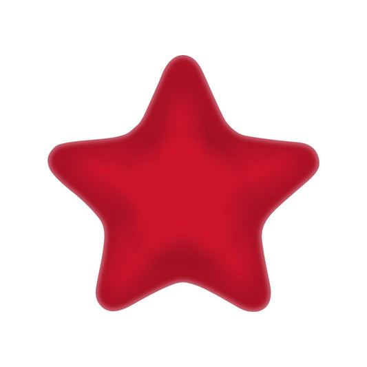 8in Melamine Star-Shaped Plate (24pk) - Christmas Cheer