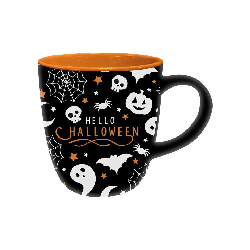 17oz Stoneware Coffee Mug PDQ - Hello Halloween