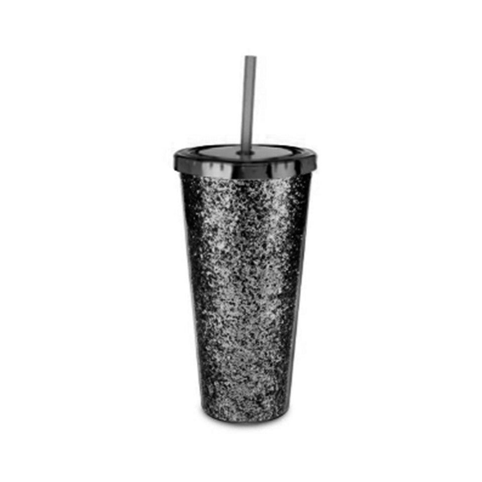 21oz AS Glitter Travel Tumbler PDQ - Hello Halloween