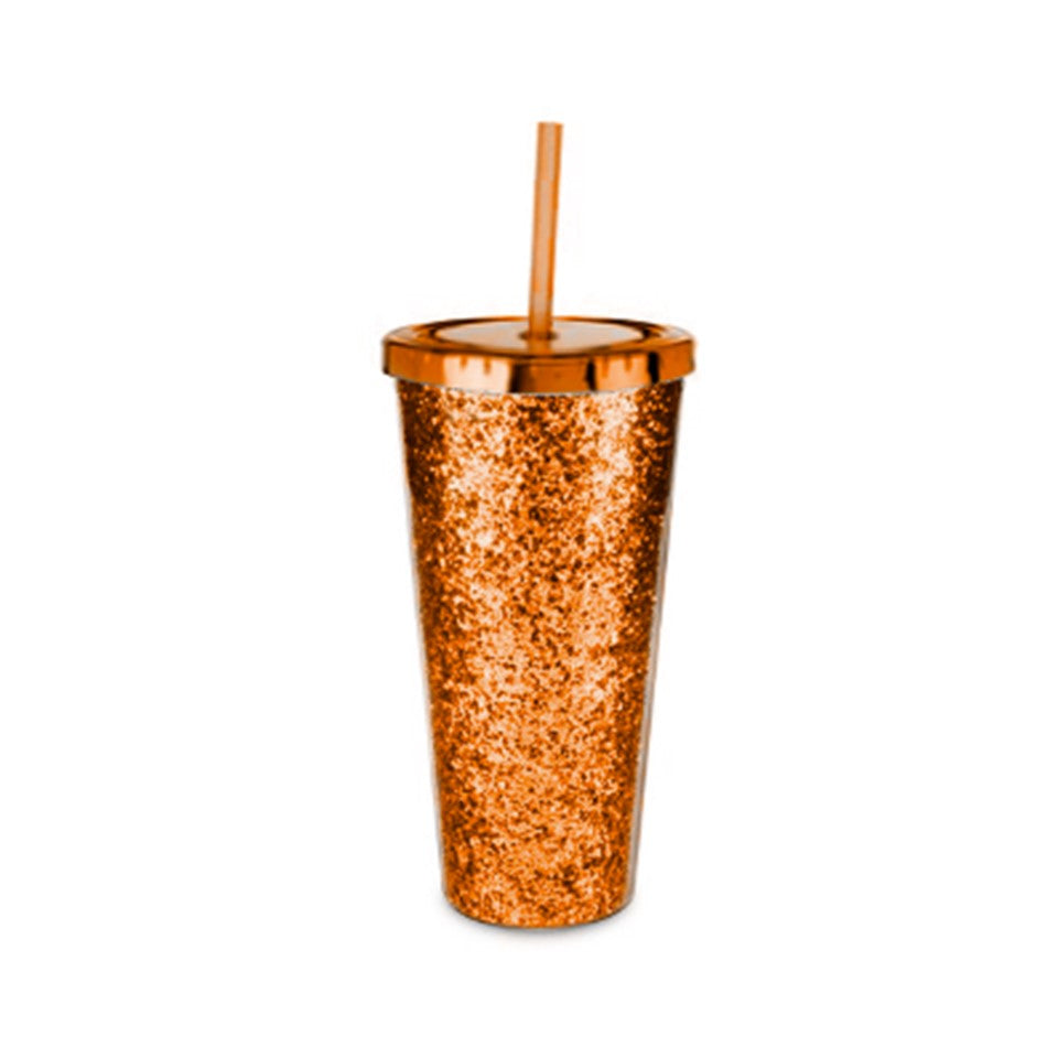 21oz AS Glitter Travel Tumbler PDQ - Hello Halloween