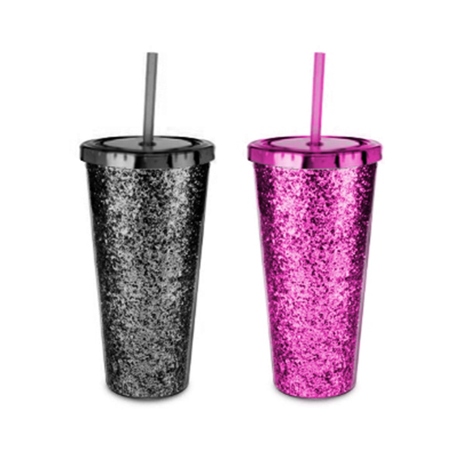 21oz AS Glitter Travel Tumbler PDQ - Day Of The Dead Geo