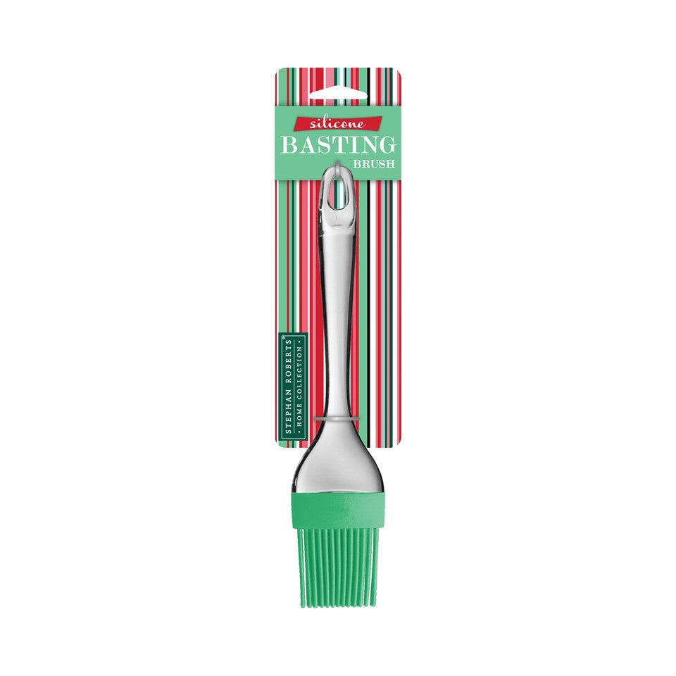 8.66in Silicone / PS Basting Brush  - Christmas Cheer