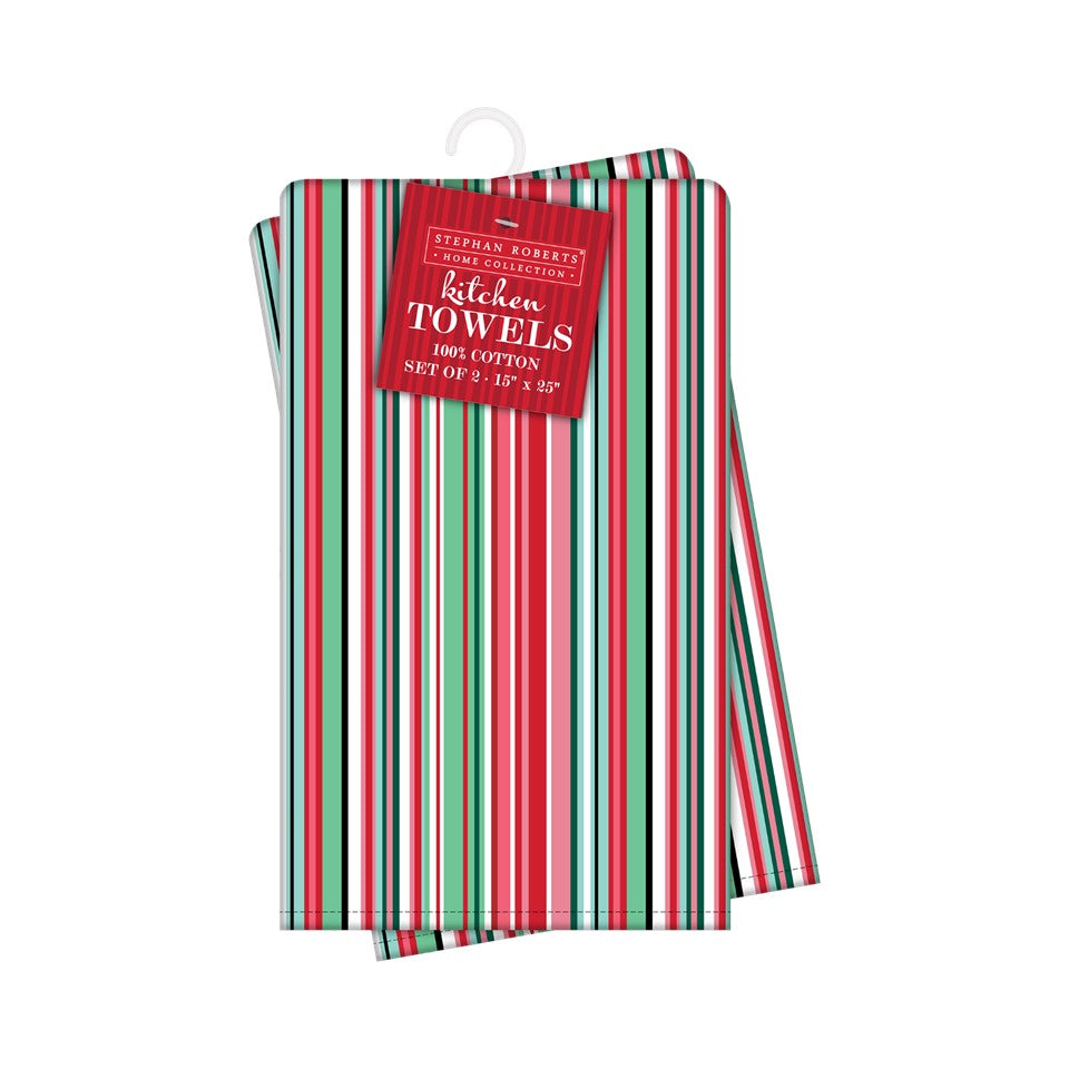 15X25in Cotton 2pc Towel Set  - Christmas Cheer